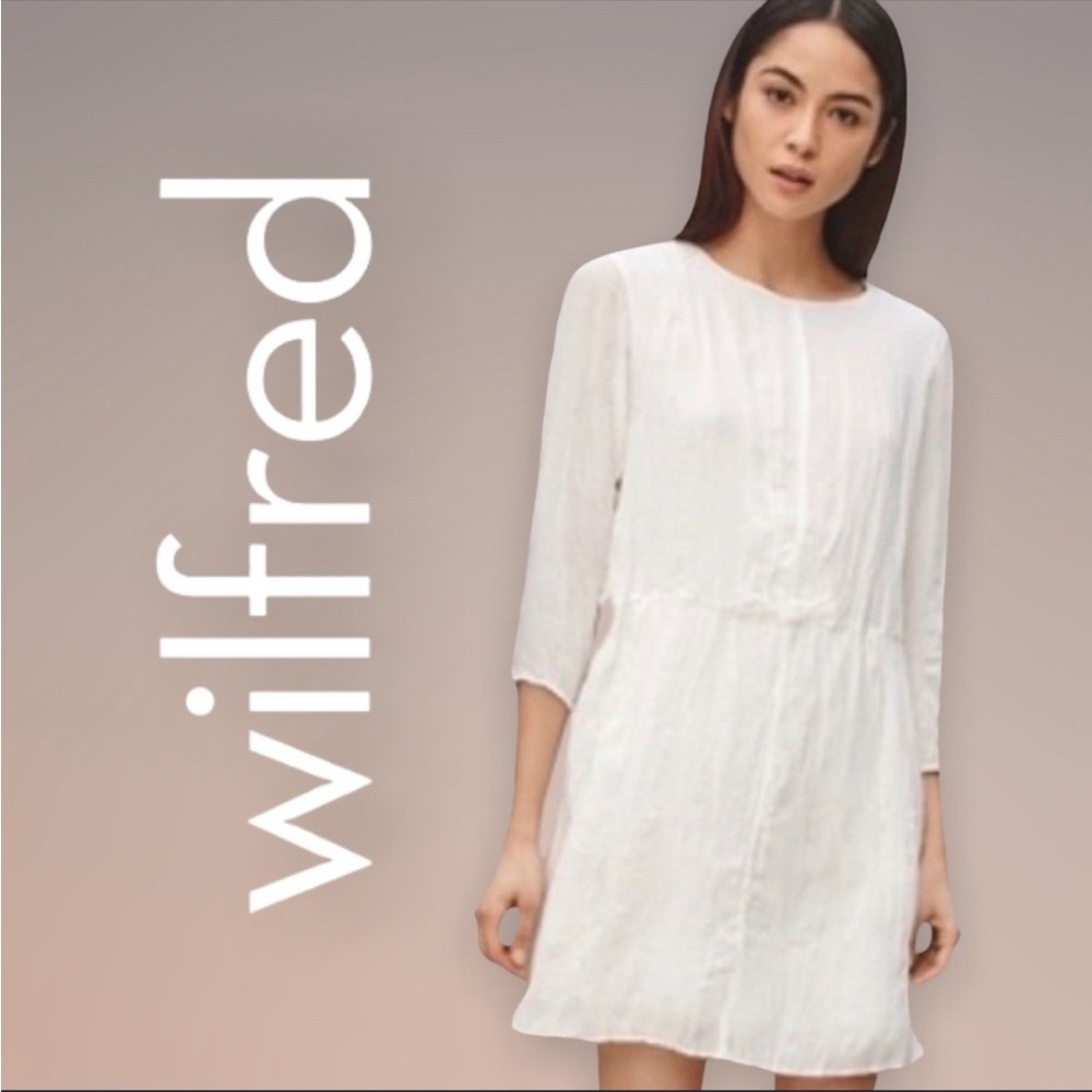 Wilfred White Midi Dress